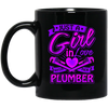 Image of A Girl on love with her Plumber t shirt for Plumbers Wife