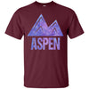 Image of Aspen Colorado T-Shirt Watercolor Hiking Adventure