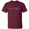 Image of ALZHEIMER'S ALWAYS IN MY HEARTBEAT TEE SHIRTS