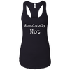 Image of Absolutely Not Shirt, Text No Negative No Way Tee