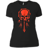 Image of Funny Halloween T-Shirt Skull Dream Catcher Bone Rock Hand