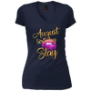 Image of August Birthday Purple Lips Slay T-shirt Birthday Gift