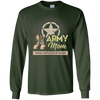 Image of Army Mom Proudly Supporting My Soldier T-Shirt Veterans Gift