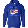 Image of Apraxia Awareness American Flag T shirt