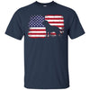 Image of american flag labrador shirt - usa flag labrador shirt