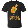 Image of Funny Hanukkah Shirt - Fidget Spinner Dreidel T-Shirt