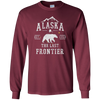 Image of Alaska The Last Frontier Long Sleeve Shirt Alaskan Home Gift