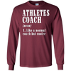 Image of Athletes Coach Funny Definition T-Shirt Trainer Gift Tee