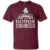 Image of Santa Electrical Engineer Funny Tshirt sur les vacances de Noël