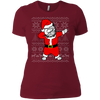 Image of American Bully Dabbing Santa Claus Xmas