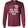 Image of American Flag Sunglasses 4th of July Shirt Gift USA Fourth