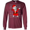 Image of American Bully Dabbing Santa Claus Xmas
