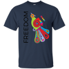 Image of "Freedom" Bright Colorful Bird Diversity Unity T-Shirt