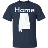 Image of Alabama Distressed Home State long sleeve t-shirt