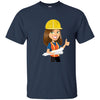 Image of Woman Architect Shirt Contractor Construction T-Shirt