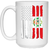 Image of American Peru Patriotic Flag T-shirt
