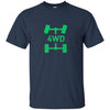 Image of 4WD Retro Long Sleeve T-Shirt Offroad Overland 4x4 Green