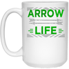 Image of Arrow Life Archery Arrowhead Bow and Arrows Hunting T-Shirt