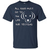 Image of All Food Must Go to the Lab for Testing Labrador Dog T-shirt