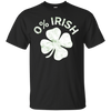 Image of 0% Irish T-Shirt Vintage Saint Patrick Day Gift