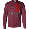 Image of American Flag Motocross Bike Dirtbiking Off Road Tshirt