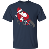 Image of Santa Motorcycle T-Shirt | Funny Christmas Bike Shirt