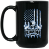 Image of American Plumber T-Shirt Skull and Wrenches