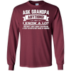 Image of Ask Grandpa Anything Funny Father's Day T-Shirt Gift Smart