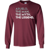 Image of ABUELO THE MAN MYTH LEGEND Father's Day T-Shirt Spanish Gift