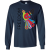 Image of "Freedom" Bright Colorful Bird Diversity Unity T-Shirt