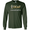 Image of American sign language Deaf Awareness T shirt