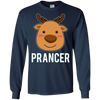 Image of Santa Reindeer Prancer T-Shirt Christmas Group Costume Tee