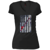 Image of American Flag Patriotic Fishing T shirt