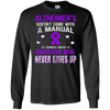Image of Alzheimer's comes with a daughter who never gives up t shirt