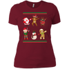 Image of christmas Shirts dabbing santa and friends
