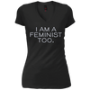 Image of 'I Am A Feminist Too' Long Sleeve Shirt