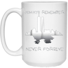 Image of Always Remember Twin Tower Never Forgive T-shirt Sept 11th