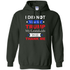 Image of "I Did Not Vote For Trump" T-Shirt