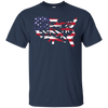 Image of American Gun Shirt: United States Flag Pattern