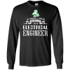 Image of Santa Electrical Engineer Funny Tshirt sur les vacances de Noël