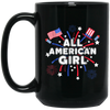 Image of All American Girl Cute Patriotic 4th Of July T-Shirt