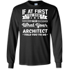 Image of Architect Shirt If You Don't Succeed Funny Architecture Gift