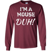 Image of "I'm A Mouse Duh!" Funny Halloween T-Shirt