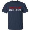 Image of Santa Fake News T-Shirt Trump Joke Funny Christmas Gift