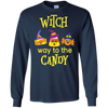 Image of Comment on va pour les bonbons?Joli t - shirt d'Halloween.