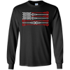 Image of American flag lacrosse shirt 4th of july shirts for men gift