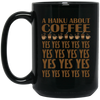 Image of A Haiku About Coffee Yes Poem T-Shirt