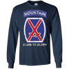 Image of 10th Mountain Division T Shirt Climb To Glory - 20324