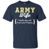Image of Army Wife Funny T Shirt
