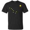 Image of Alaska T-Shirt State Flag Astrologie Big Dipper Polaris Tee